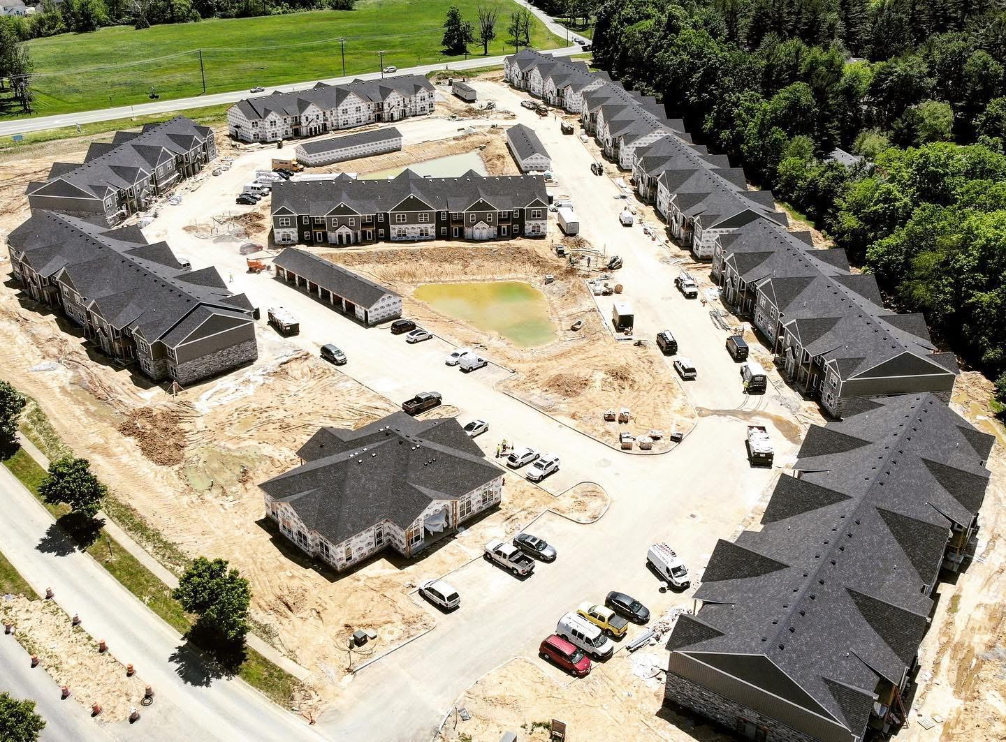 Alexander Pointe apartment development under construction in Maineville, Ohio