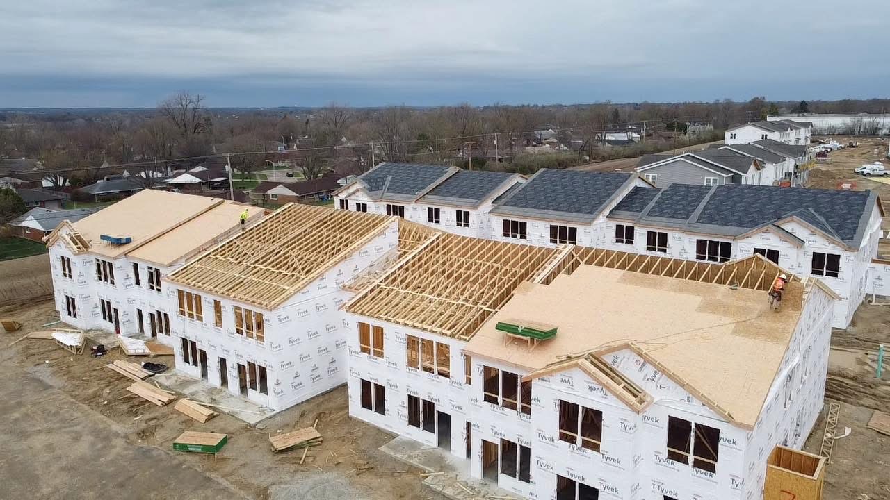 Authentix apartment project under construction in Huber Heights, Ohio